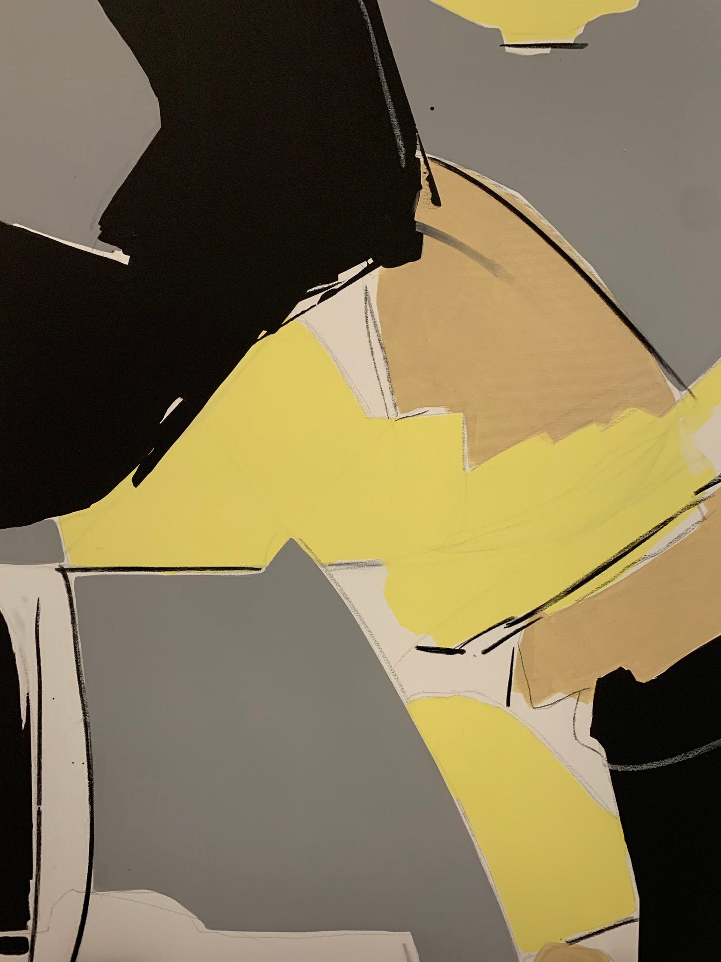 Handgemaltes Acryl Kunstwerk "Veniz" 100x80x3 cm