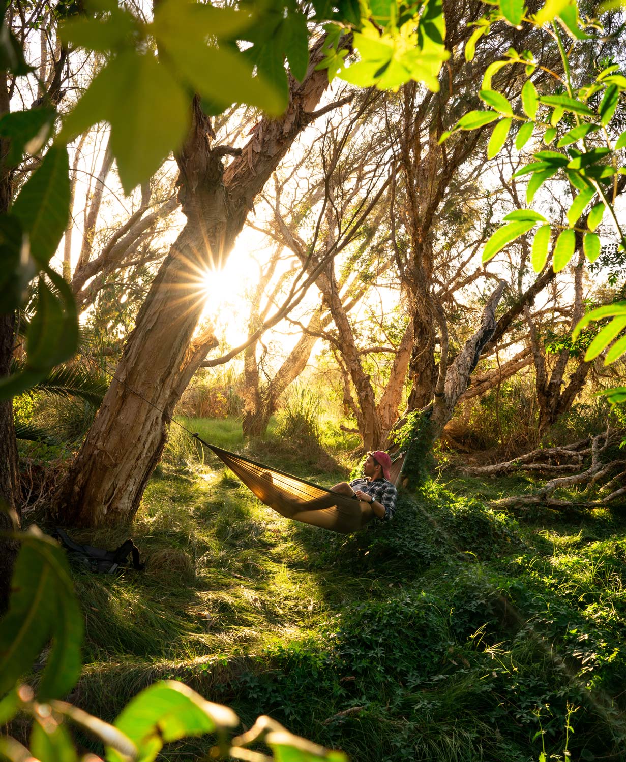 Amazonas Ultraleicht-Hängematte Adventure Hammock Coyote