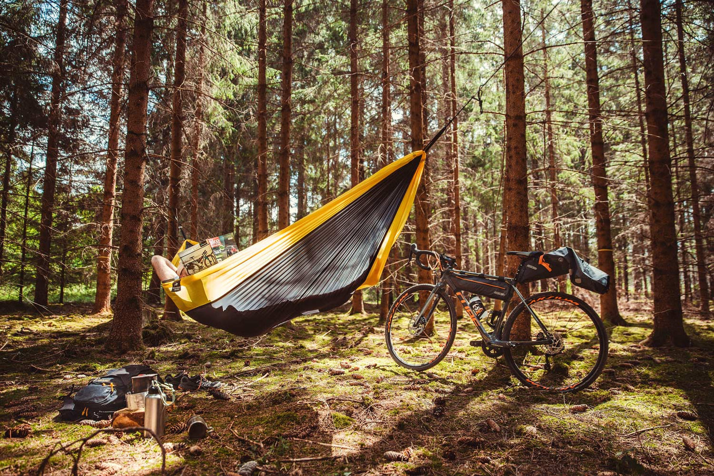 Amazonas Ultraleicht-Hängematte Adventure Hammock Yellowstone