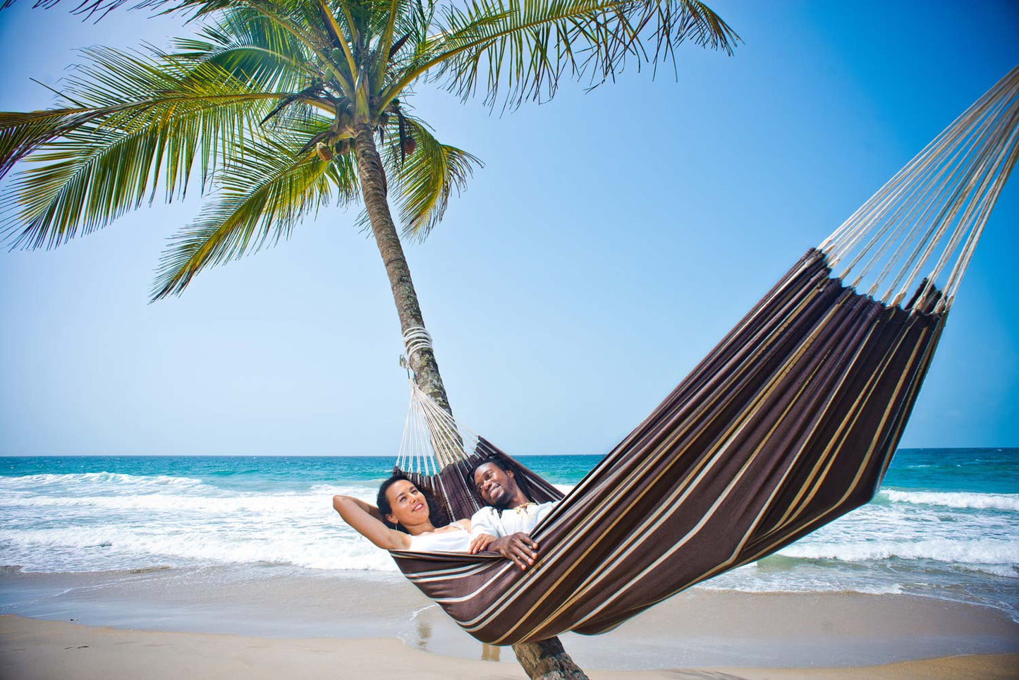 Amazonas XL Doppelhängematte Barbados mocca