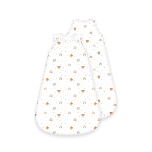 Herding Baby-Schlafsack Little friends 70 cm weis