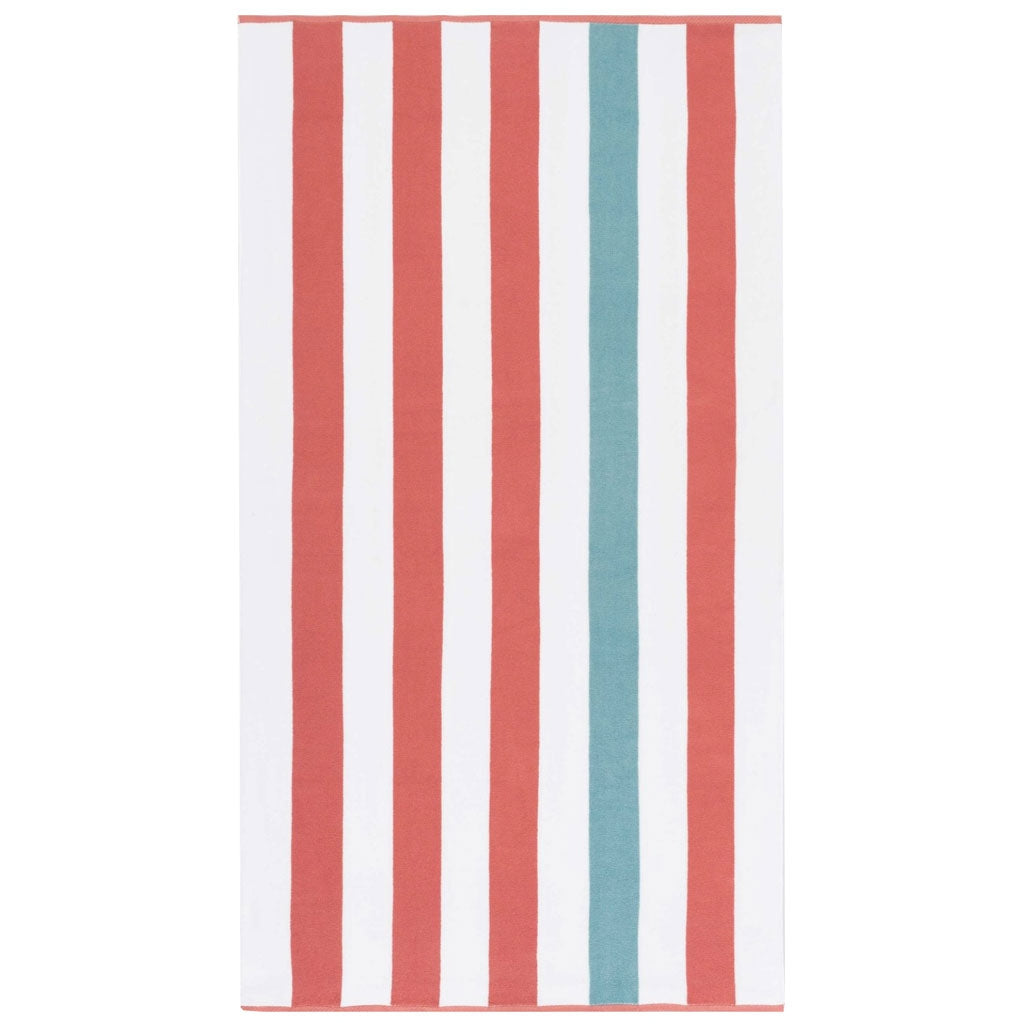 Egeria Strandtuch Beach Cabana Stripe zinnia