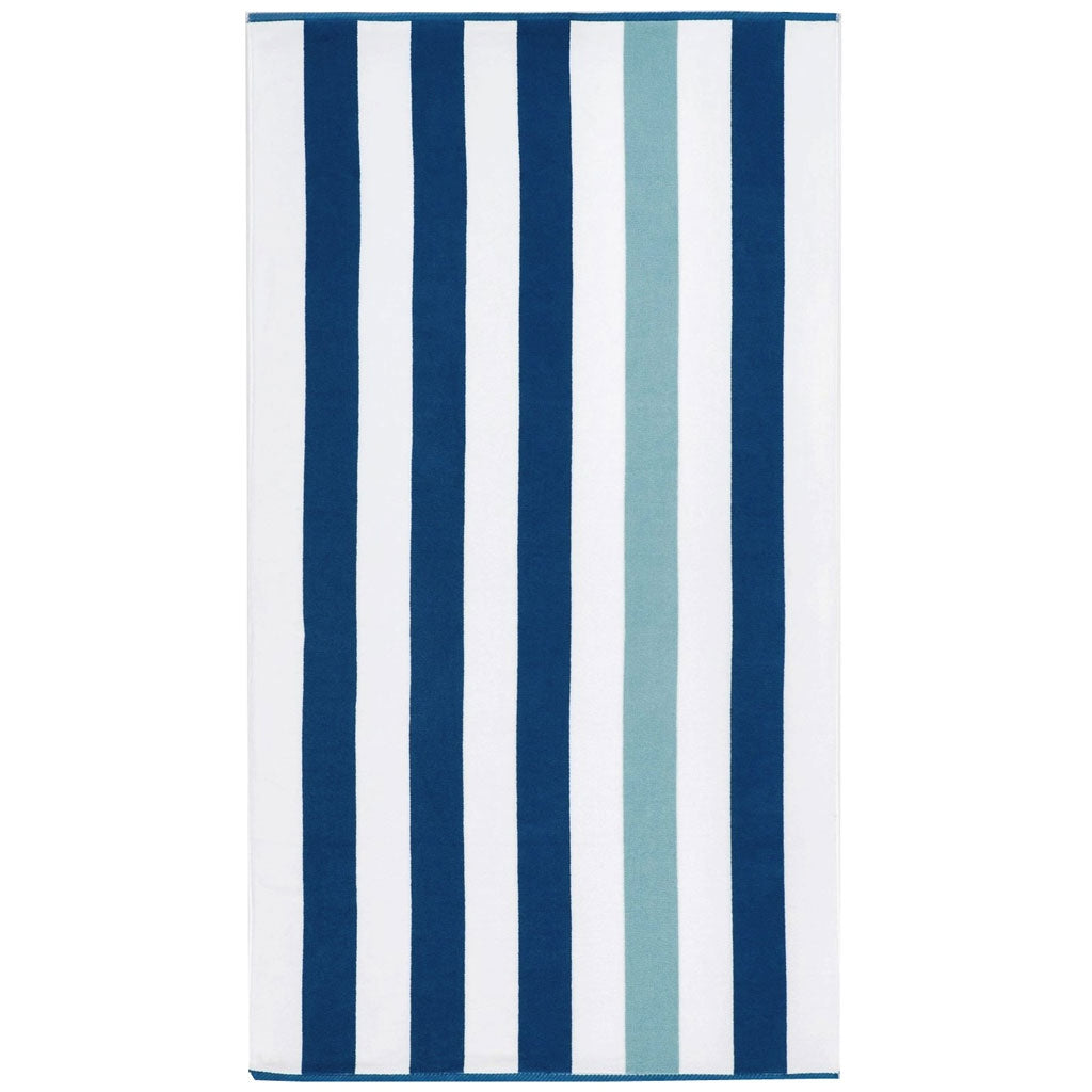 Egeria Strandtuch Beach Cabana Stripe dusty blue