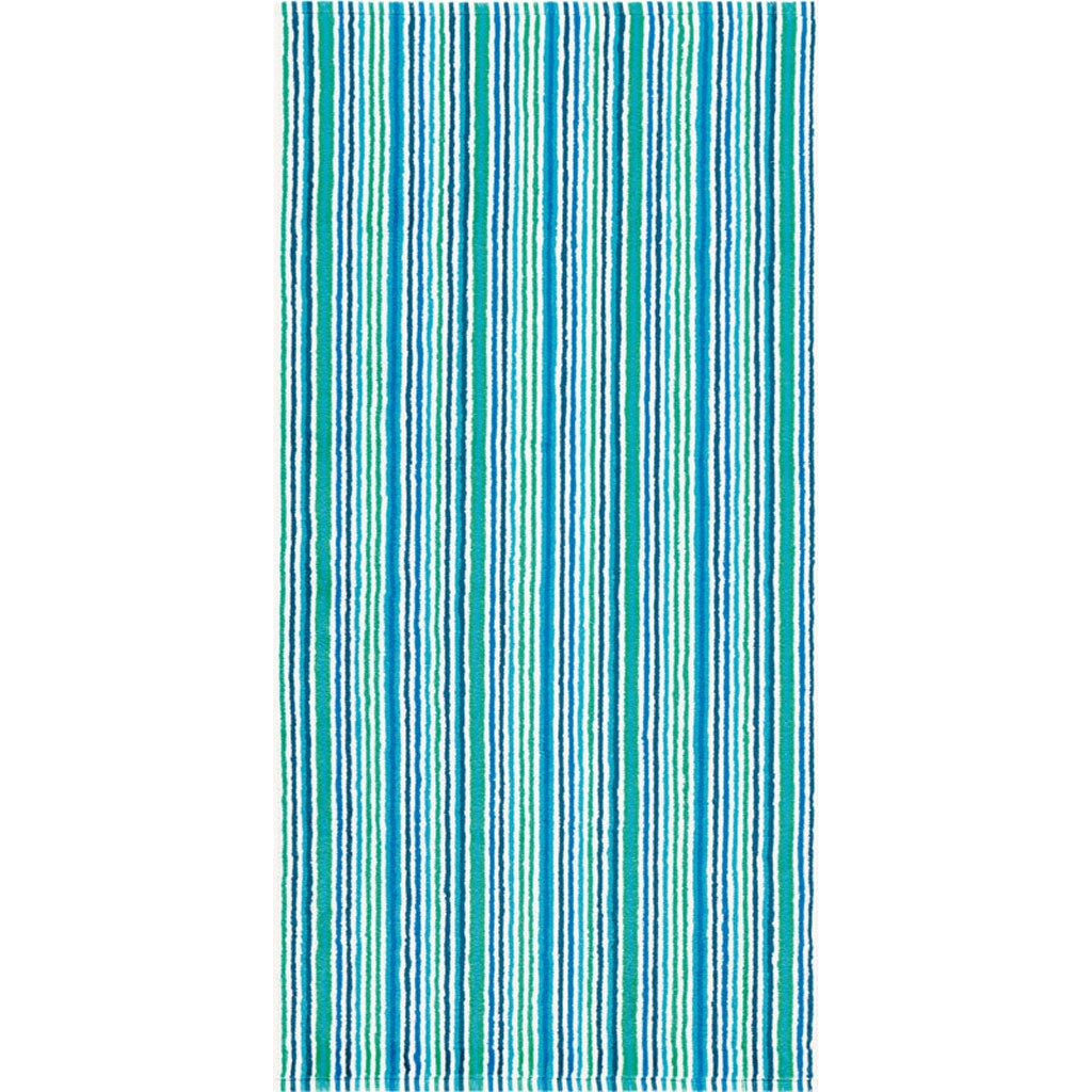 Egeria Handtuch Combi Stripes pool green
