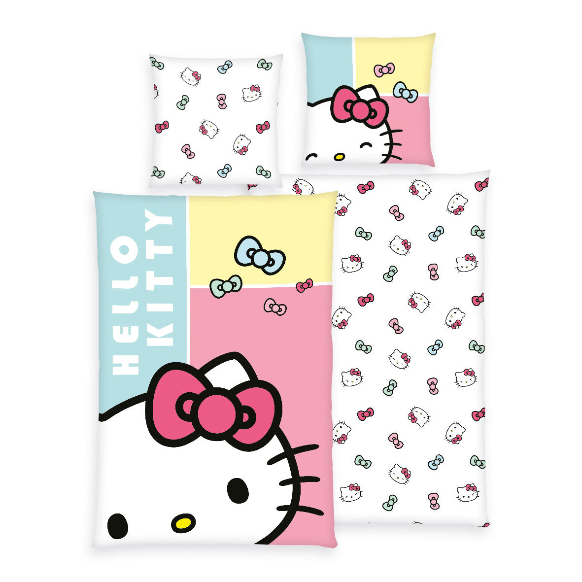 Herding Renforcé Bettwäsche Hello Kitty 135/200 cm bunt