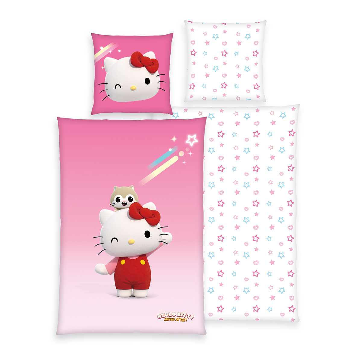 Herding Renforcé Bettwäsche Hello Kitty-Super Style 135/200 cm bunt