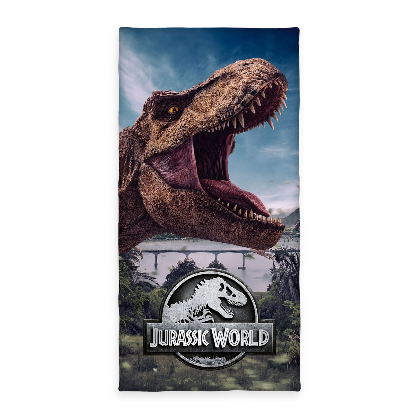 Herding Jurassic World Velourstuch bunt
