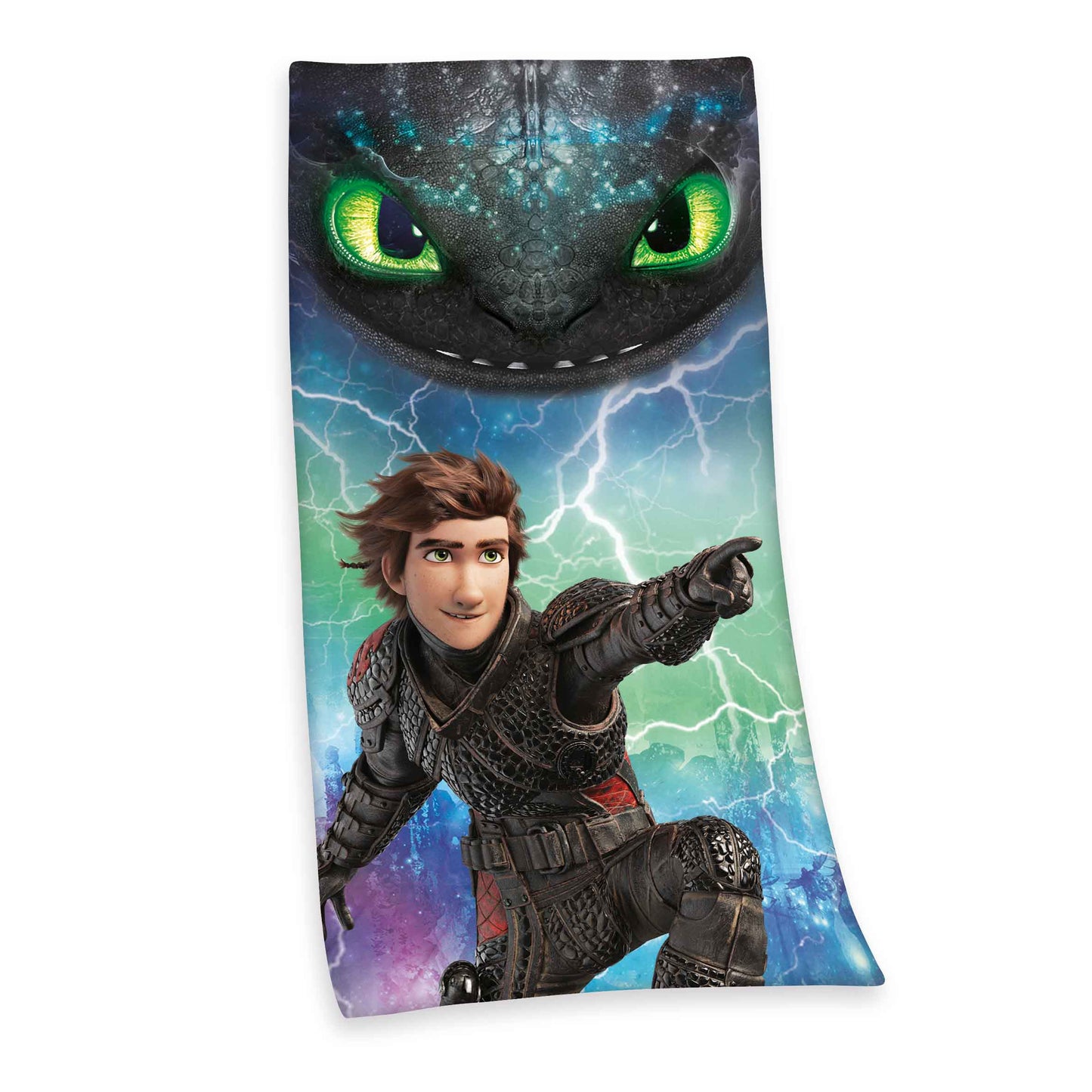 Herding Dragons Velourstuch bunt