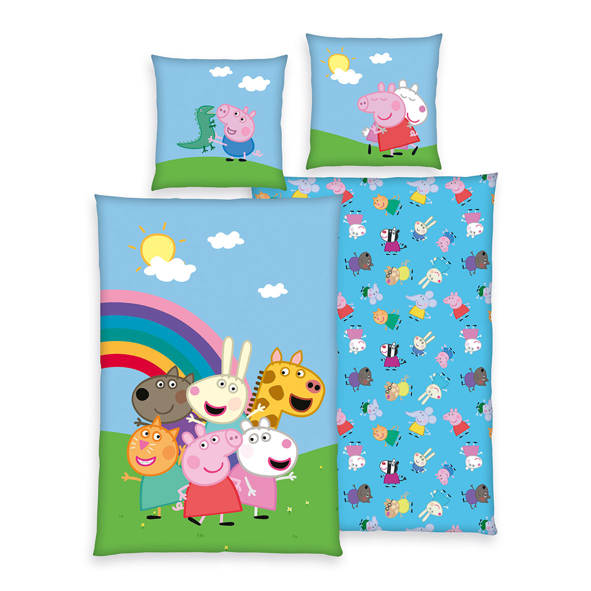 Herding Renforcé Bettwäsche Peppa Pig 135/200 cm bunt