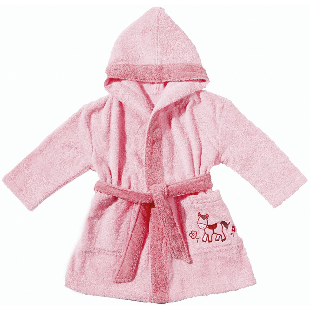 Egeria Babybademantel Pony rose 92