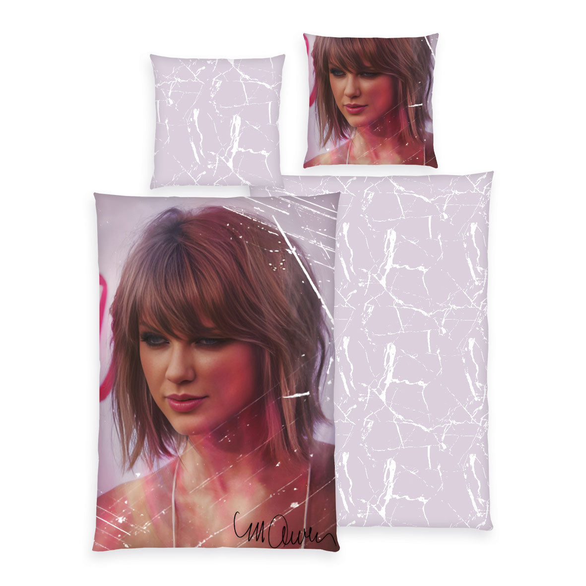 Herding Renforcé Bettwäsche Swiftie Collection by Sid Maurer 135/200 cm bunt