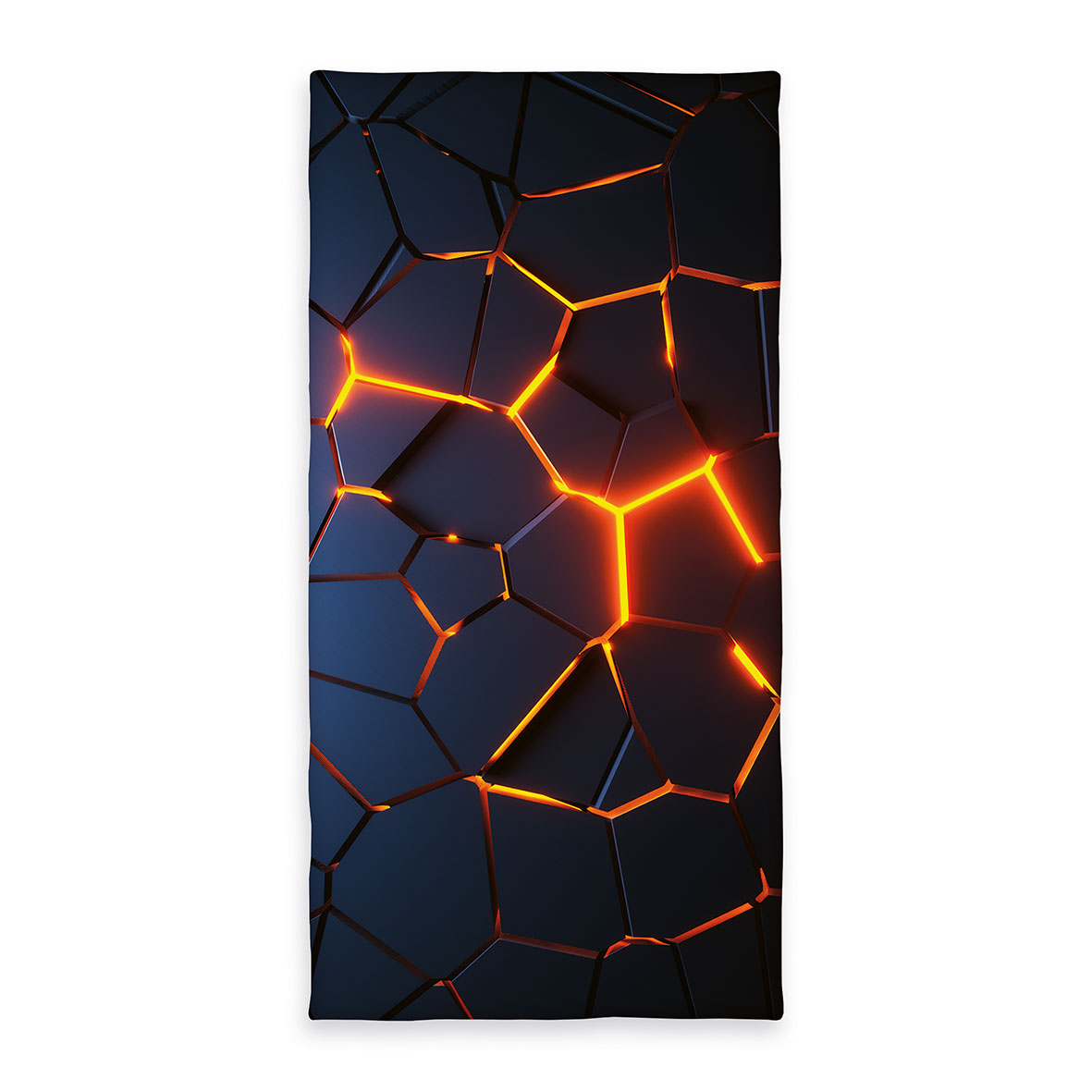 Herding 3D-Effekt Lava Velourstuch bunt