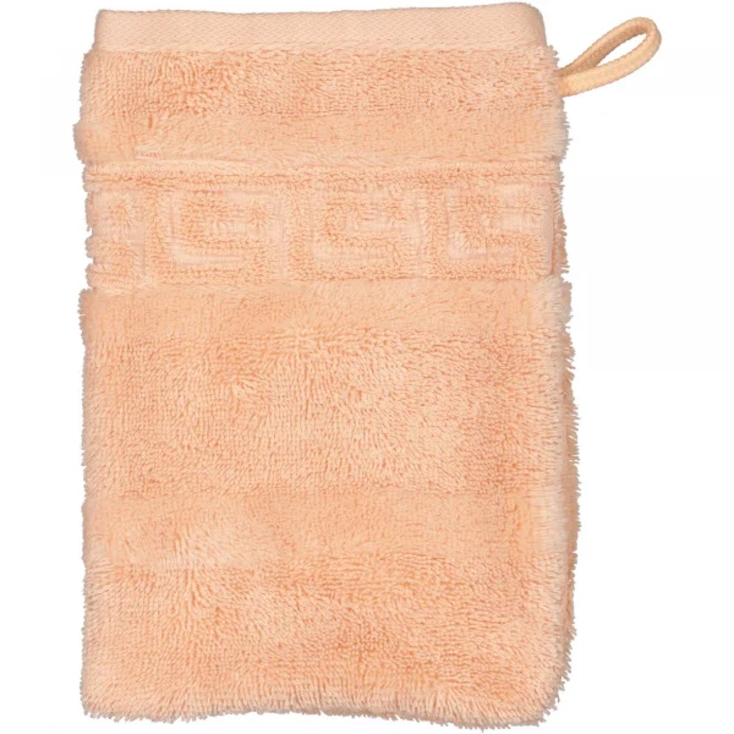Cawö Waschhandschuh Noblesse 1001 lachs