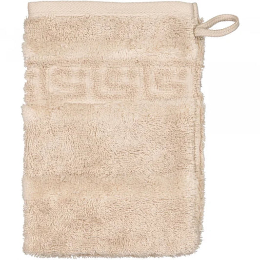 Cawö Waschhandschuh Noblesse 1001 sand