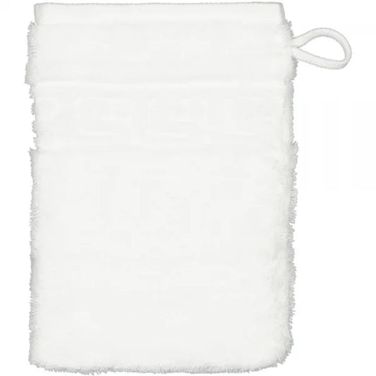 Cawö Waschhandschuh Noblesse 1001 weiß