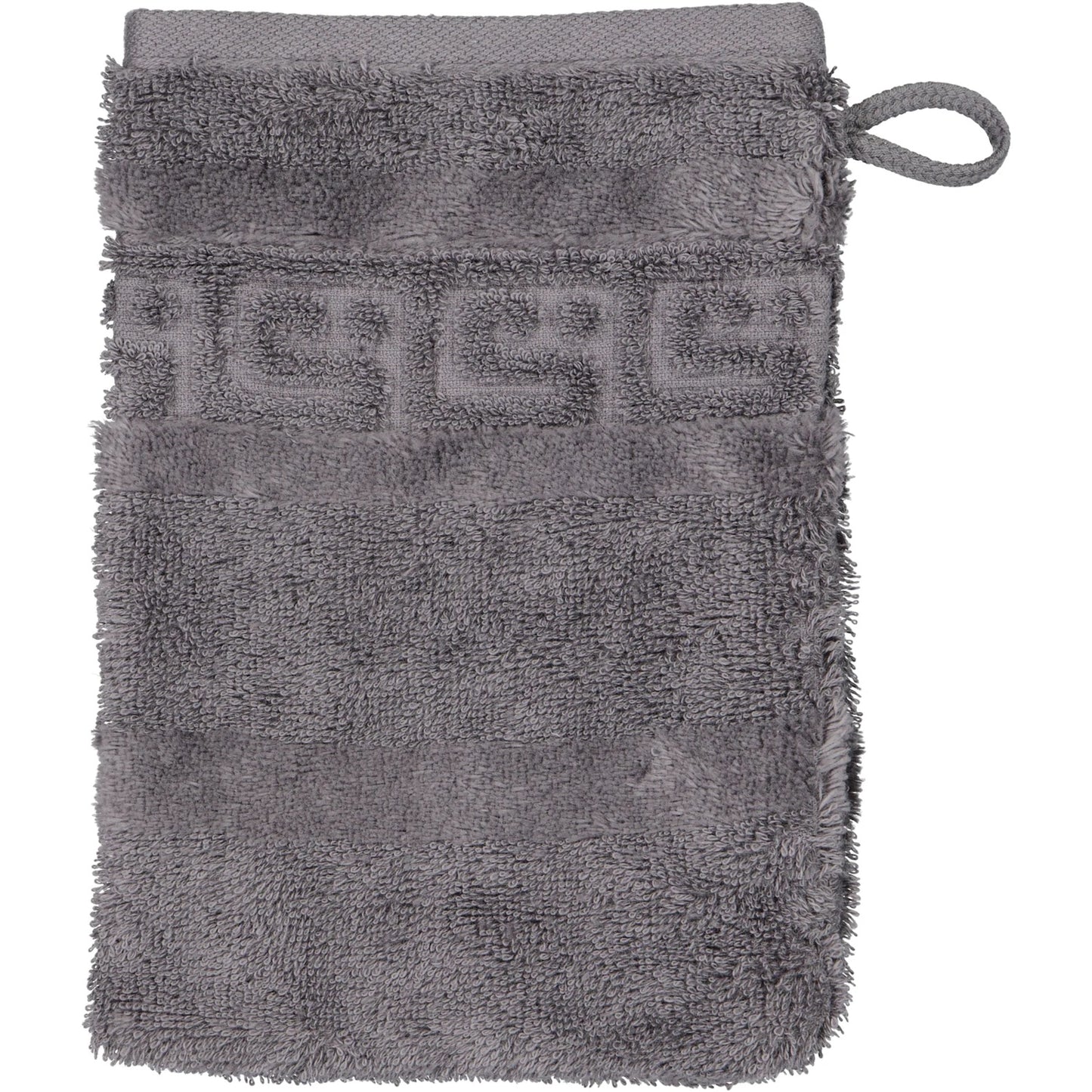 Cawö Waschhandschuh Noblesse 1001 anthrazit