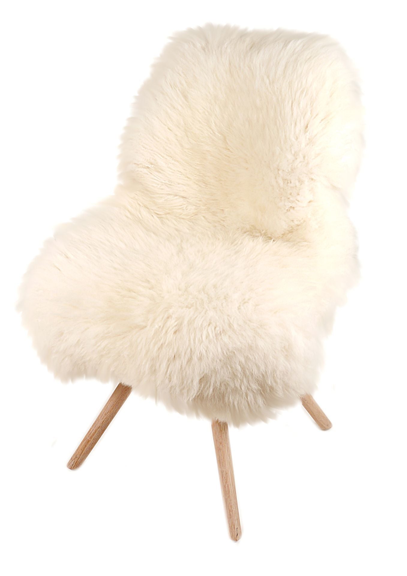 Kaiser Dekorationsfell Lammfell Single natural white