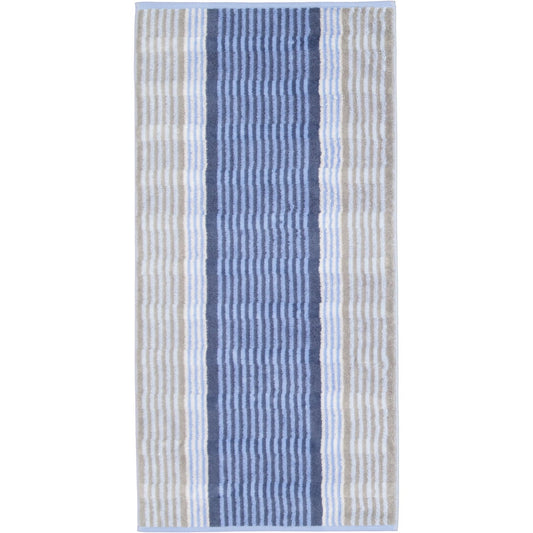 Cawö Duschtuch Harmony Streifen 1085 sky