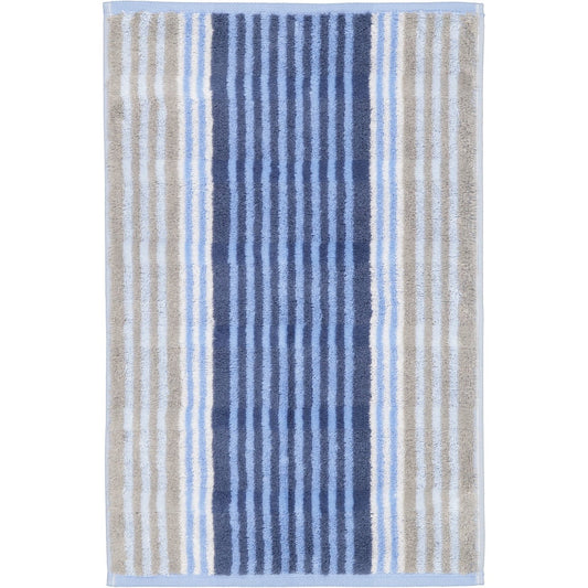 Cawö Gästetuch Harmony Streifen 1085 sky