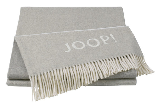 JOOP! Plaid Fine-Doubleface 130x180 cm silber-natur