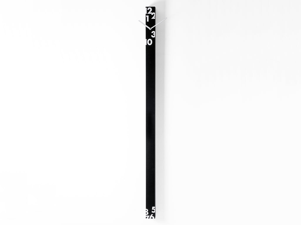 Progetti Wanduhr IlTempoString black vertikal