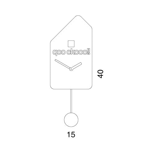 Progetti Wanduhr q01 black