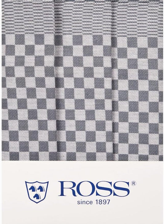 Ross 3er Pack Baumwoll Geschirrtücher 1718 silber