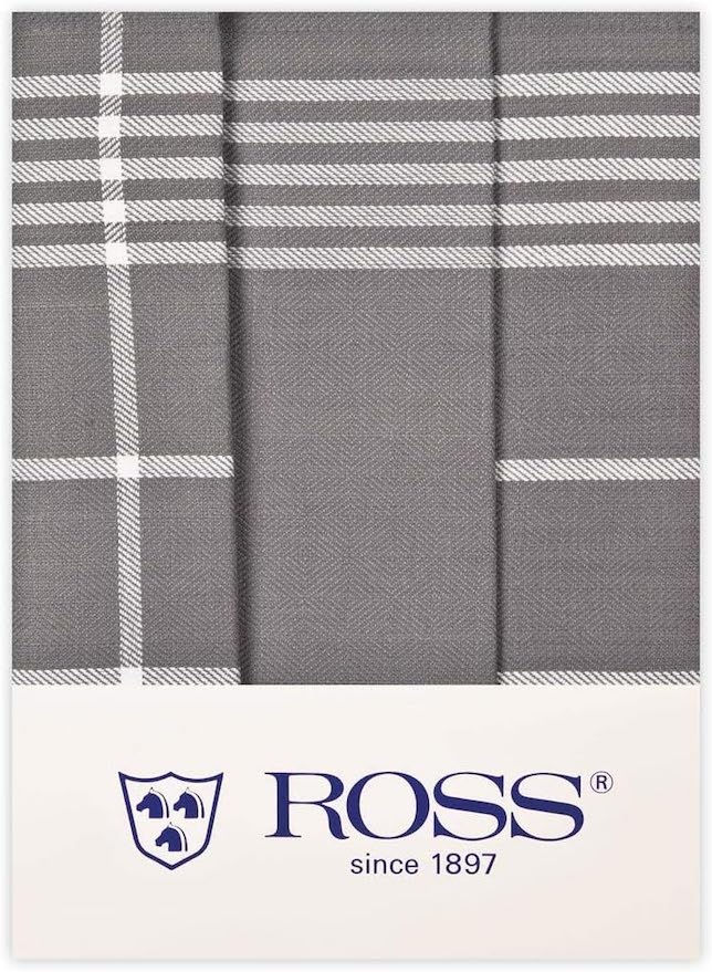 Ross 3er Pack Baumwoll Geschirrtücher 1837 silber