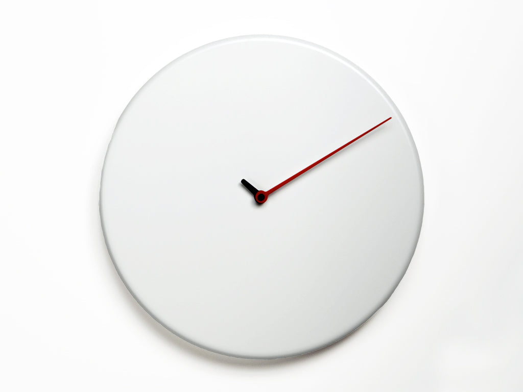 Progetti Wanduhr Less white