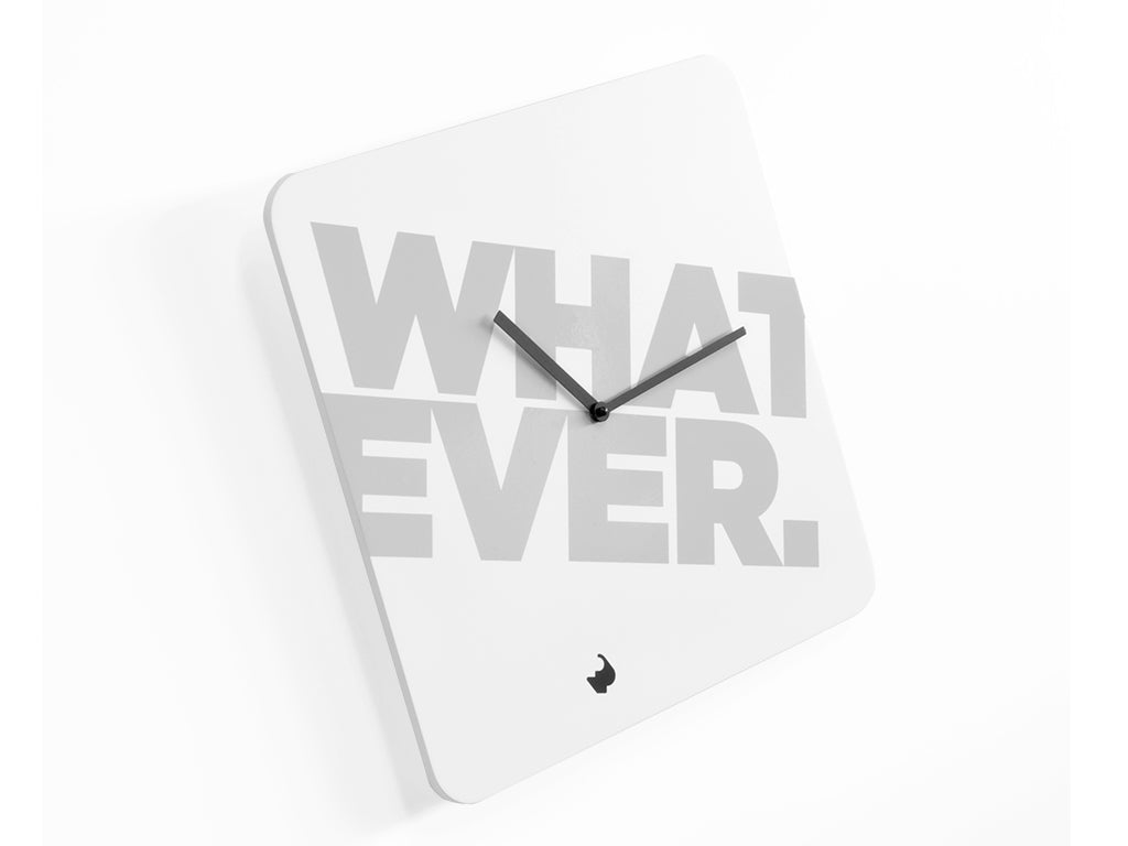 Progetti Wanduhr Whatever white