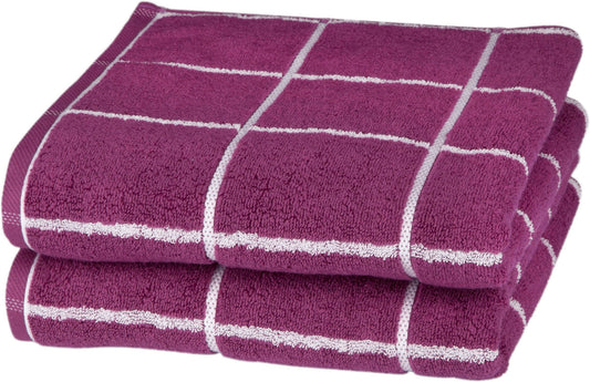Ross Handtuch Überkaro fuchsia