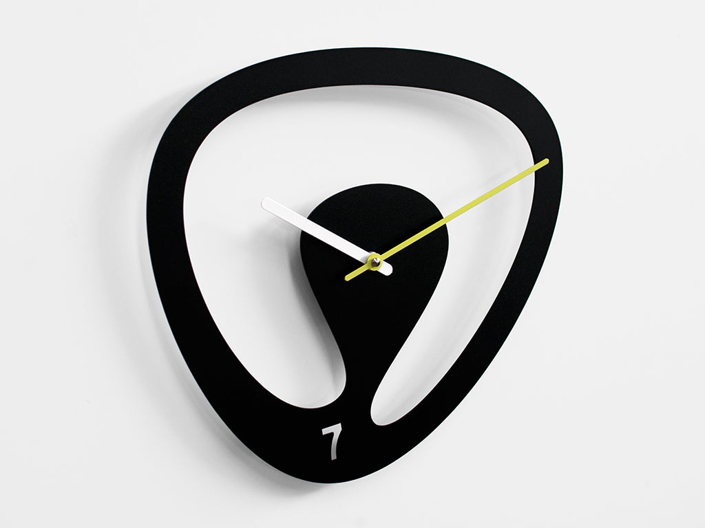 Progetti Wanduhr Seven black