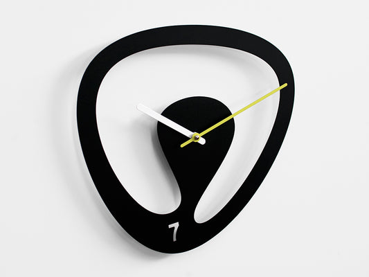 Progetti Wanduhr Seven black