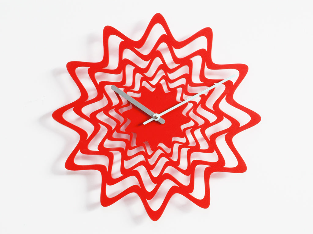 Progetti Wanduhr Flux red