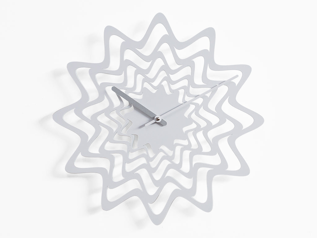 Progetti Wanduhr Flux white