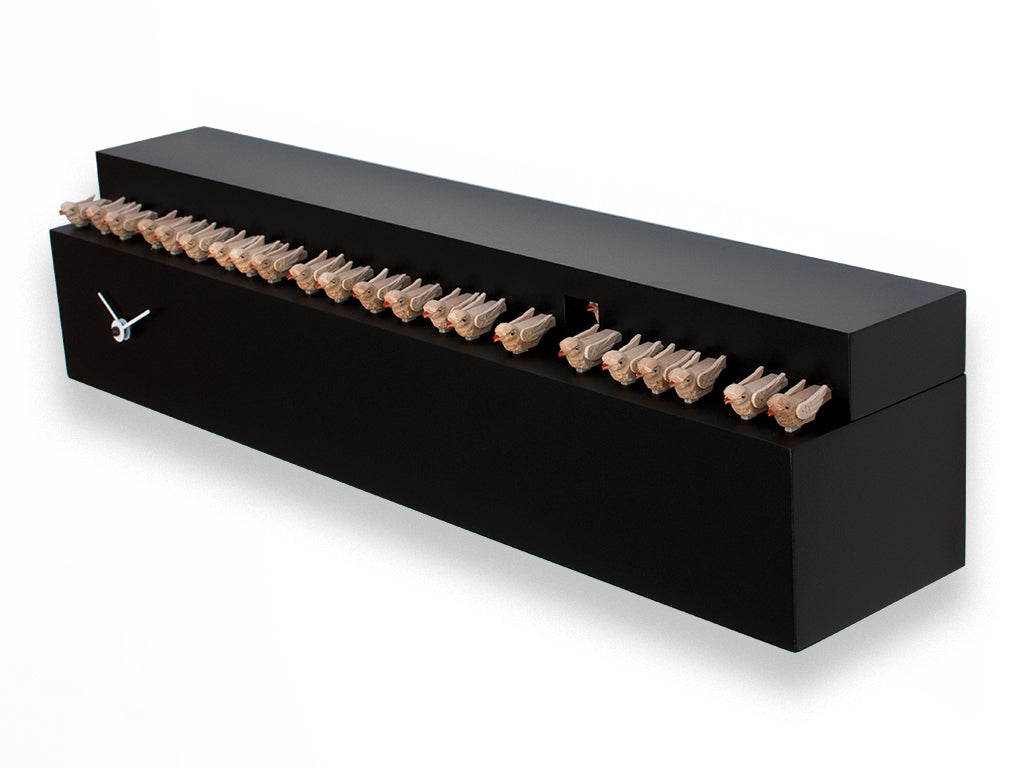 Progetti Wanduhr Fatti + in là black