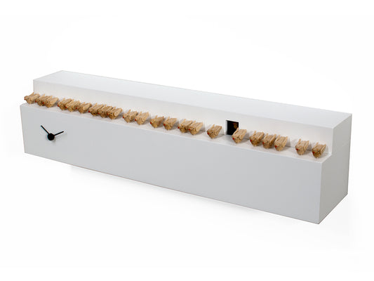 Progetti Wanduhr Fatti + in là white