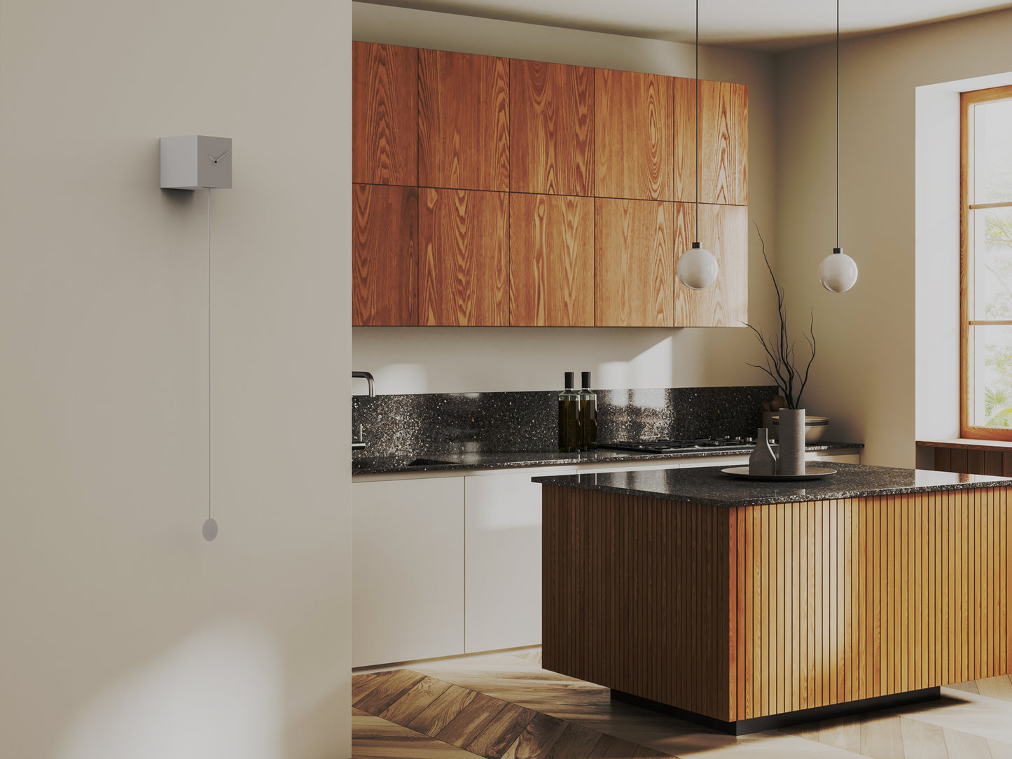 Progetti Wanduhr Long_time white