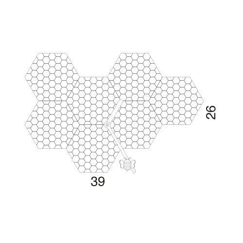 Progetti Wanduhr Time2Bee orange