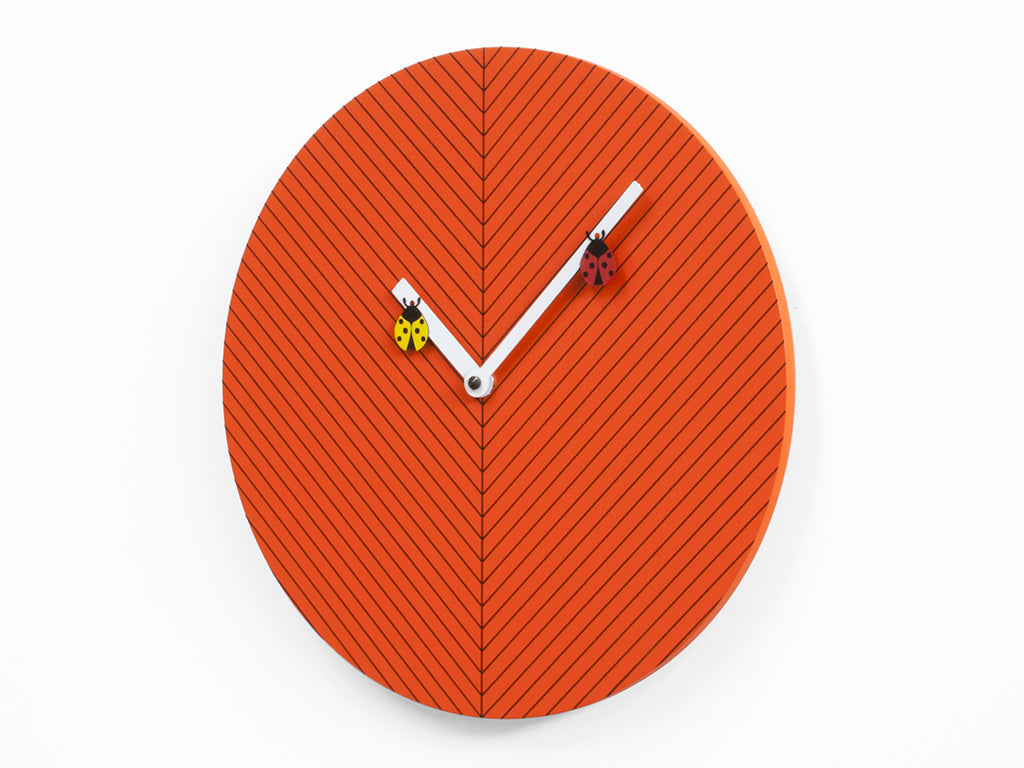 Progetti Wanduhr Time2Bugs light orange