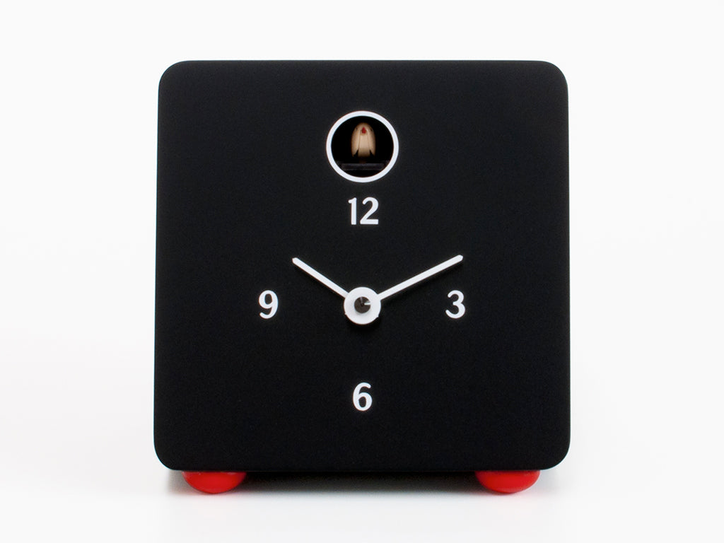 Progetti Wanduhr Fido black