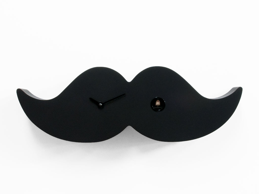 Progetti Wanduhr Dandy black