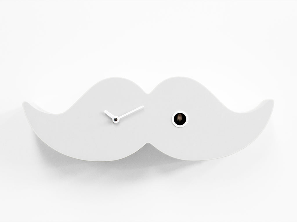 Progetti Wanduhr Dandy white
