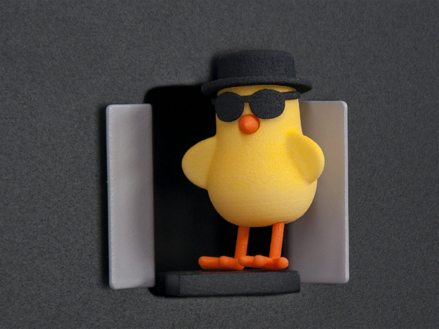 Progetti Wanduhr Freebird red