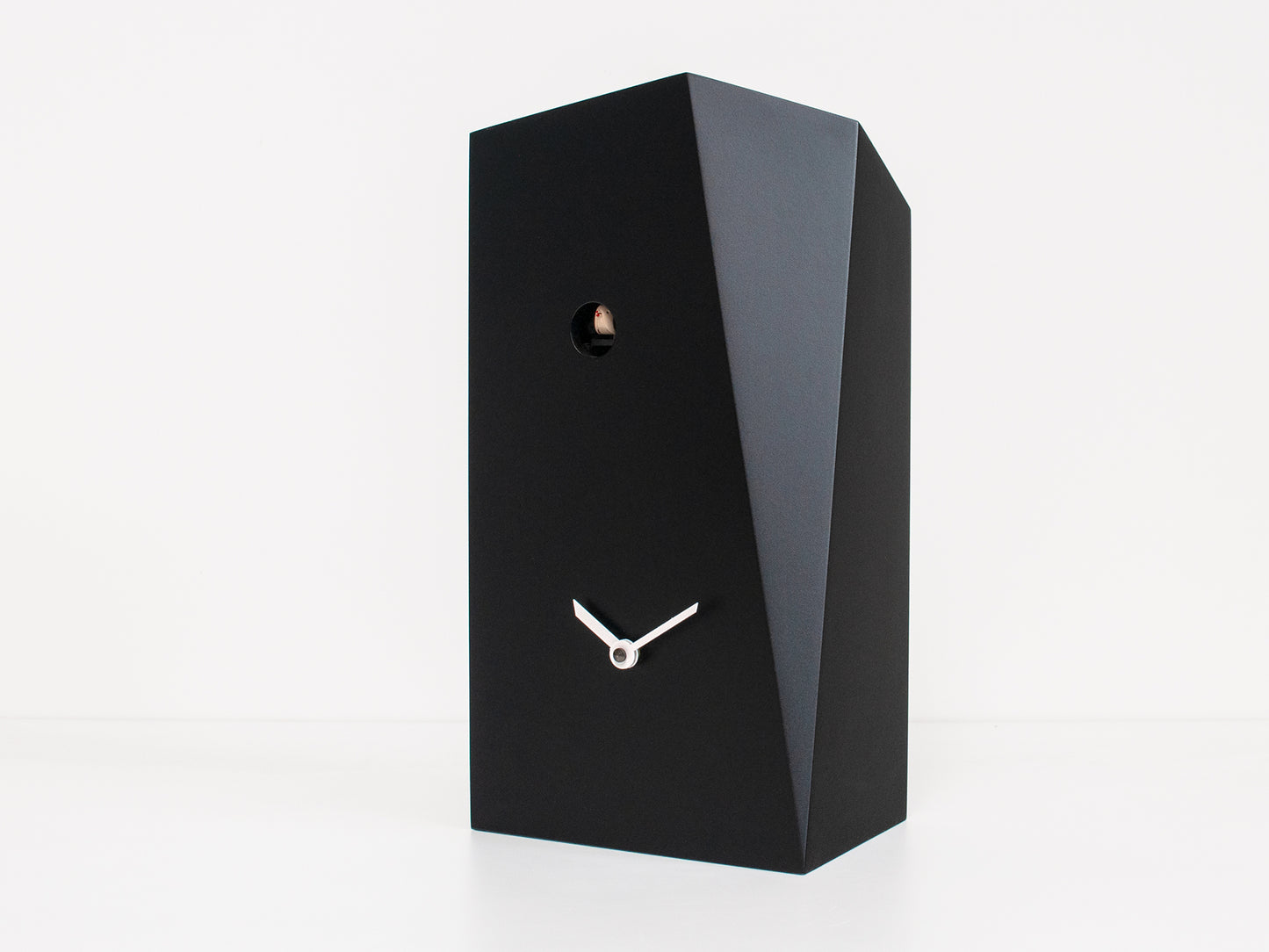 Progetti Wanduhr Monolith black