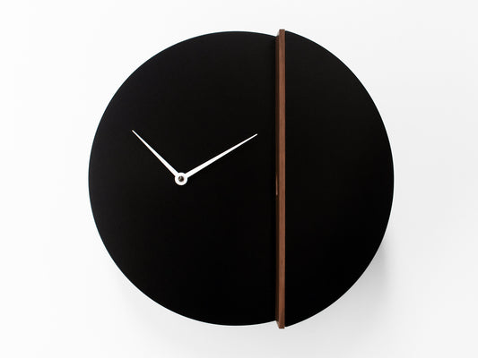 Progetti Wanduhr Peek-a-koo black