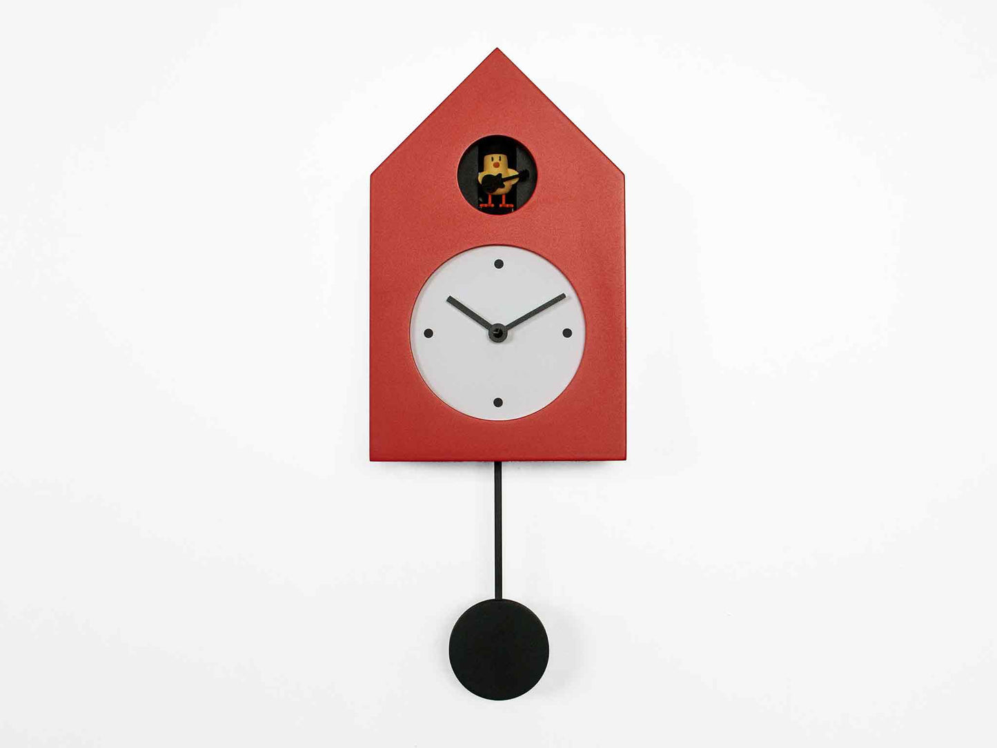 Progetti Wanduhr Rockbird red