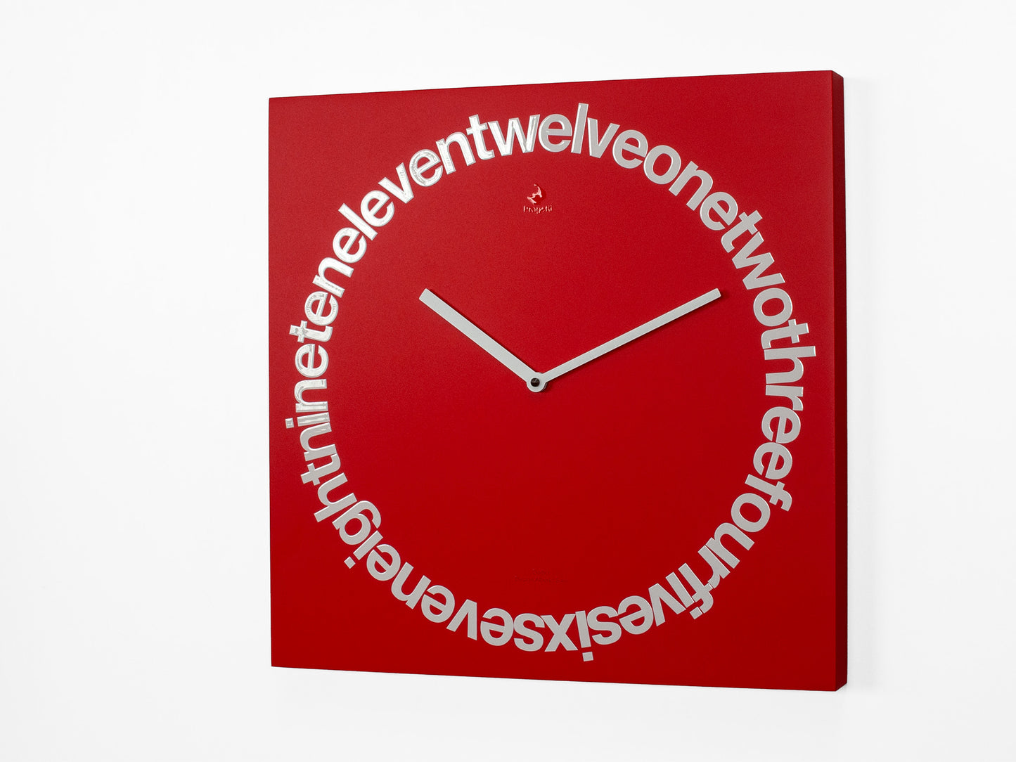 Progetti Wanduhr Dodici red (english writing)