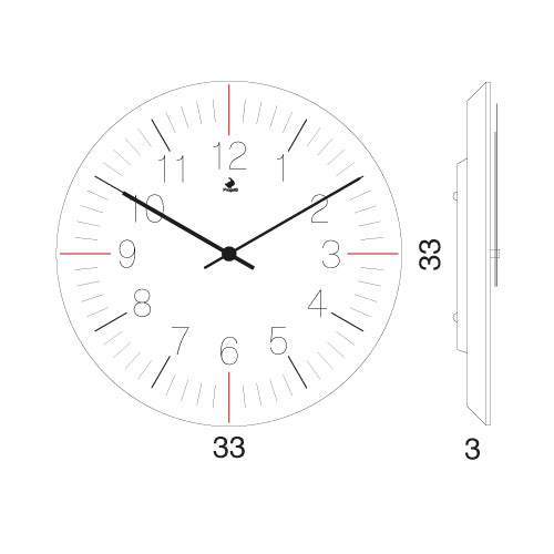 Progetti Wanduhr Orolo_gino grande white