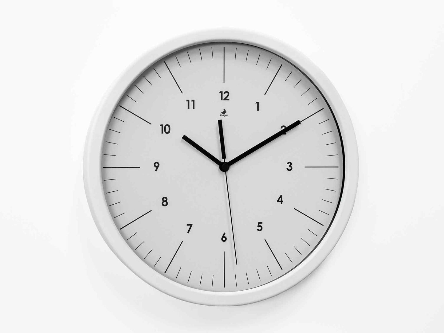 Progetti Wanduhr OnTime white